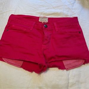 Current/Elliott Boyfriend Short Bright Rose